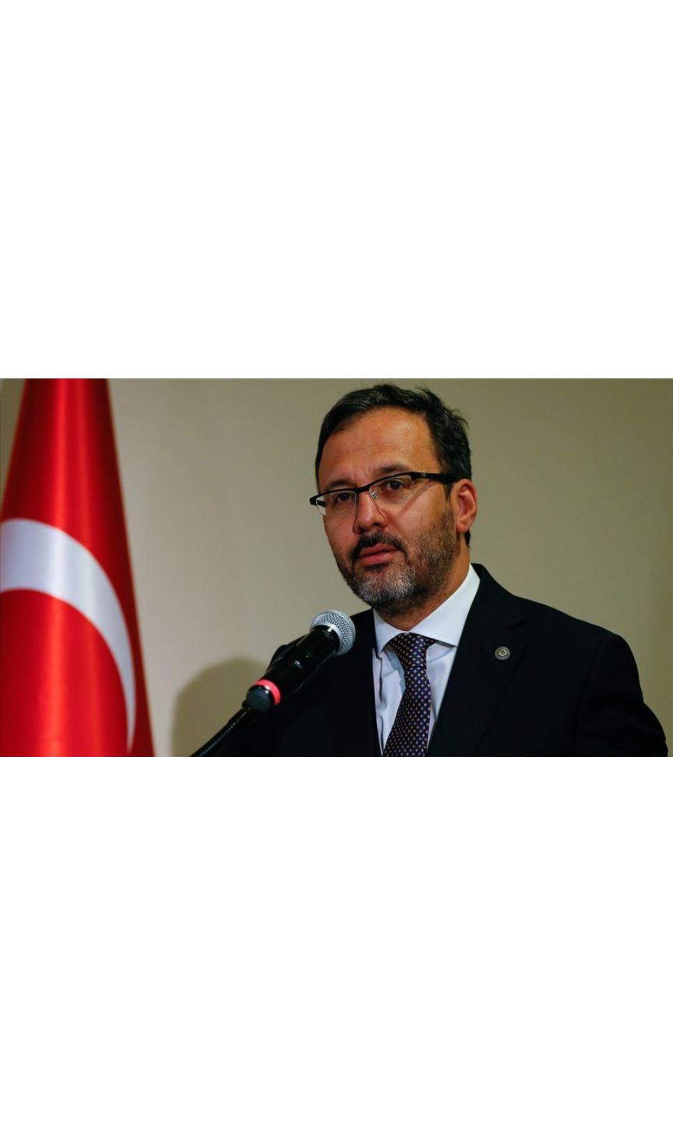 İŞTE BAKAN KASAPOĞLU�NUN SORULARI Bakan Kasapoğlu�ndan federasyon ve