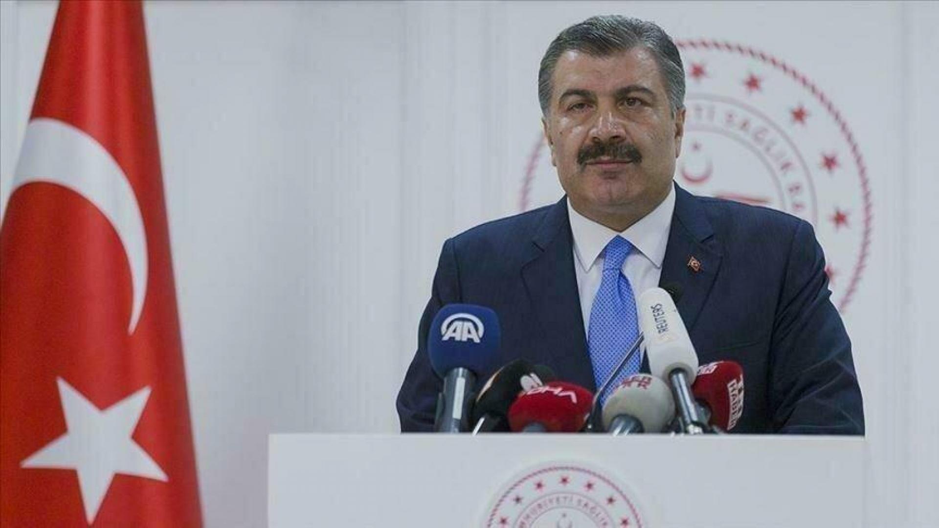 SAĞLIK BAKANI�NDAN AÇIKLAMALAR Sağlık Bakanı Fahrettin Koca�dan